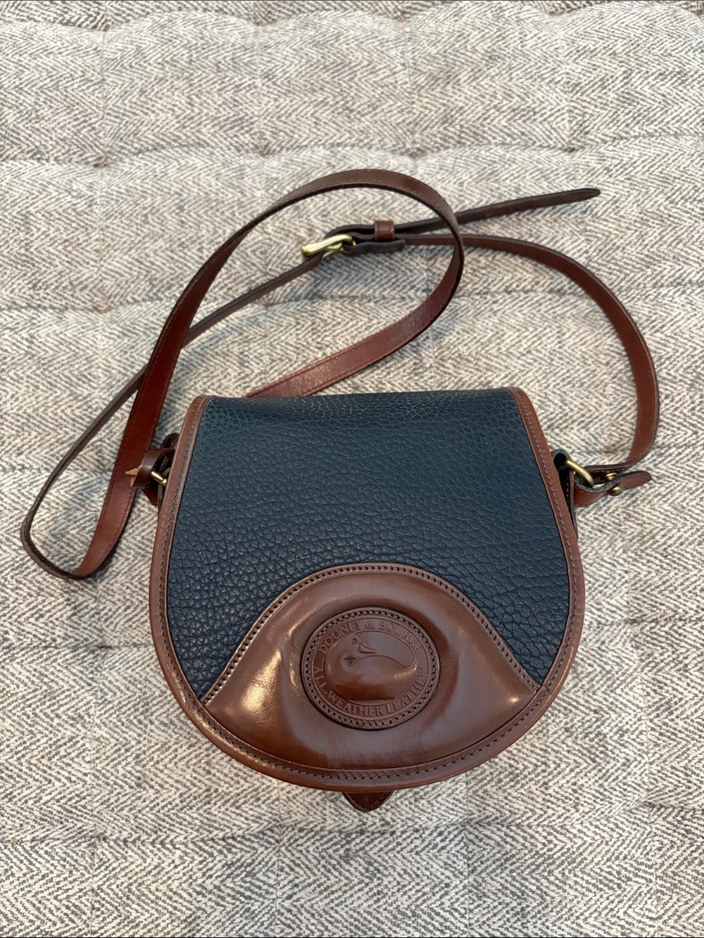 Dooney & Bourke vintage crossbody saddle bag